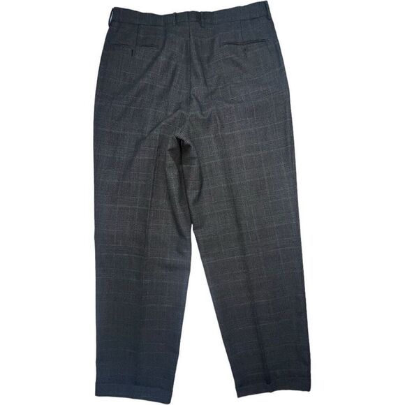 Ermenegildo Zegna Men’s 44R Gray Glen Plaid Wool Suit Jacket & Pants - Picture 9 of 11